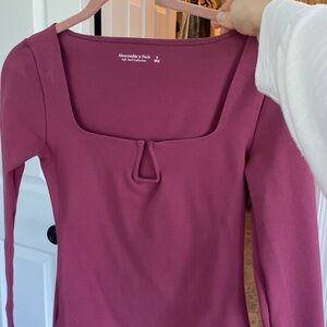 abercrombie long sleeve body suit